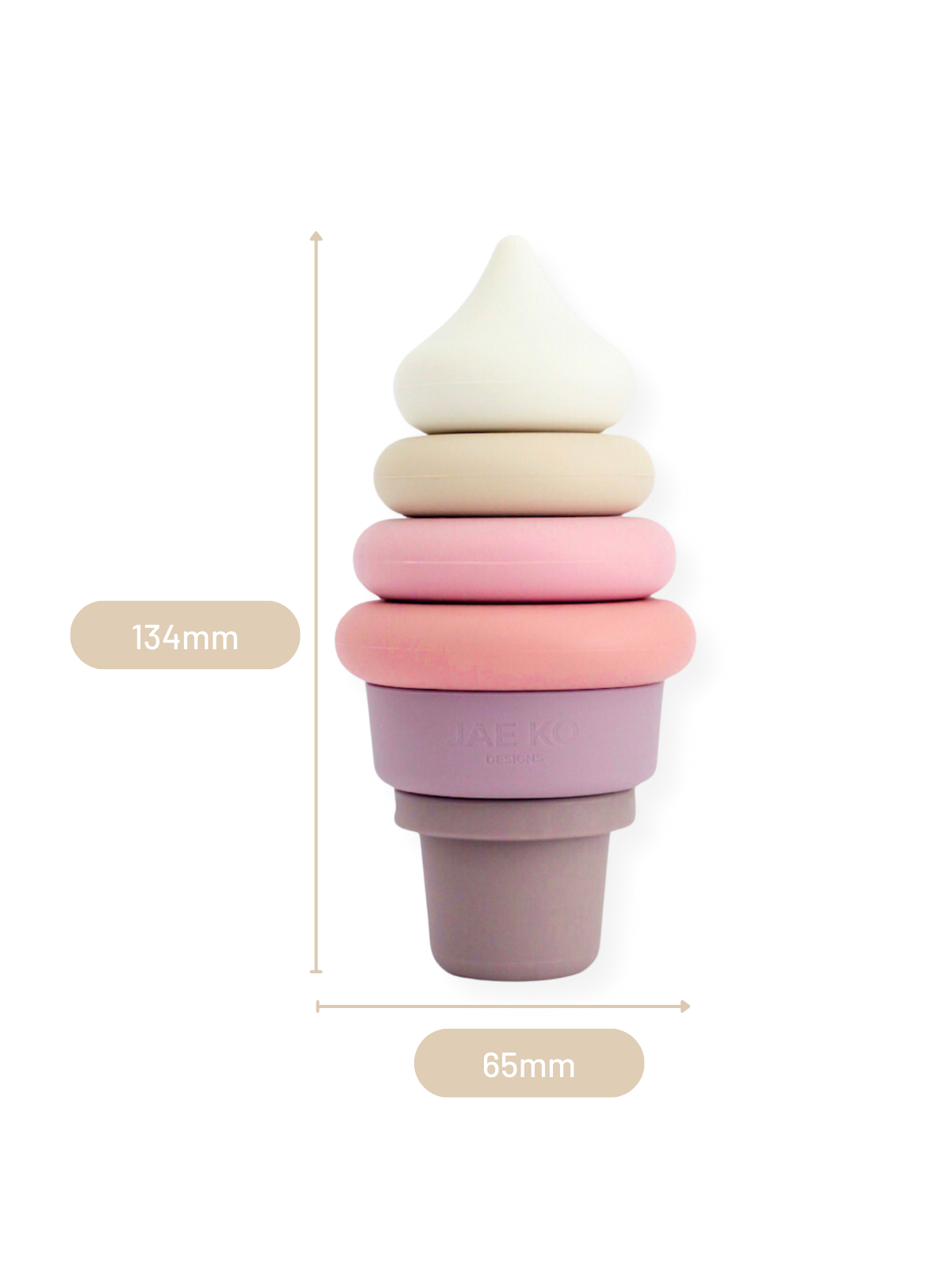 Ice Cream Stacking Toy