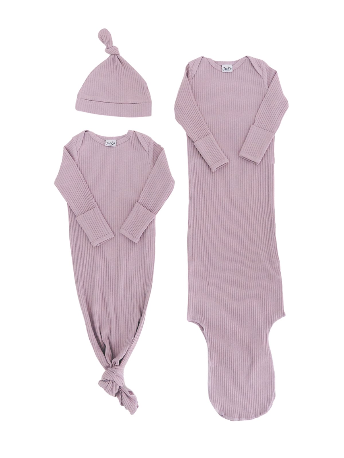 Long Sleeved Knotted Gowns