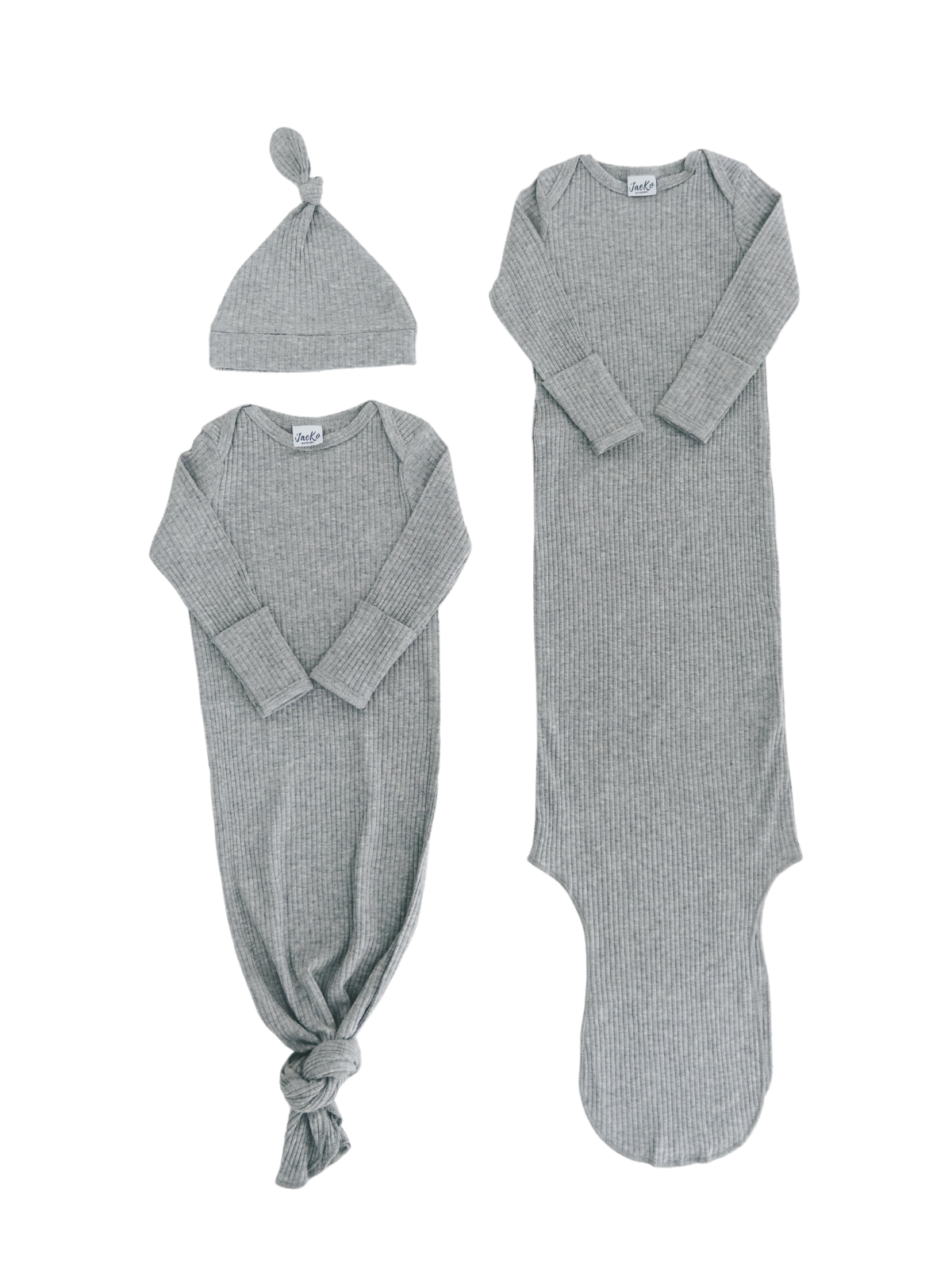 Long Sleeved Knotted Gowns