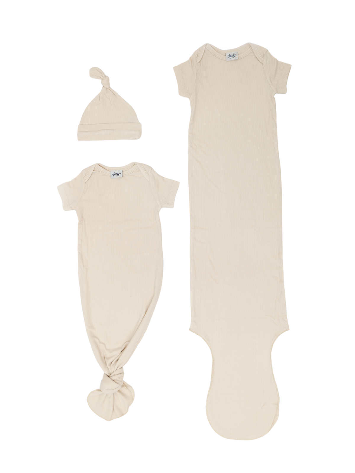 Short Sleeved Knotted Gowns