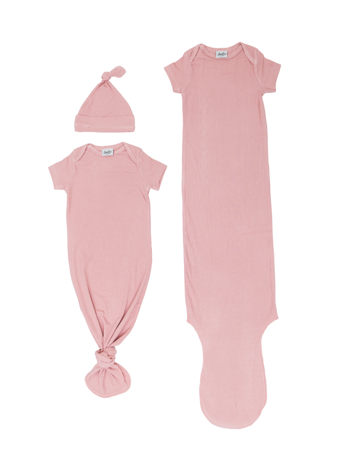 Short Sleeved Knotted Gowns