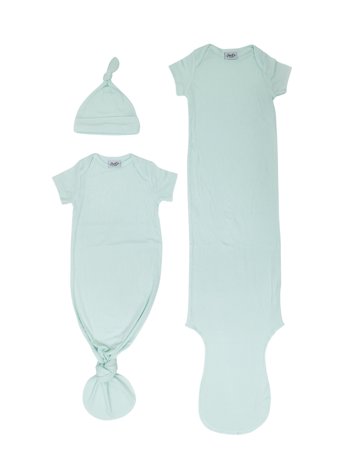 Short Sleeved Knotted Gowns